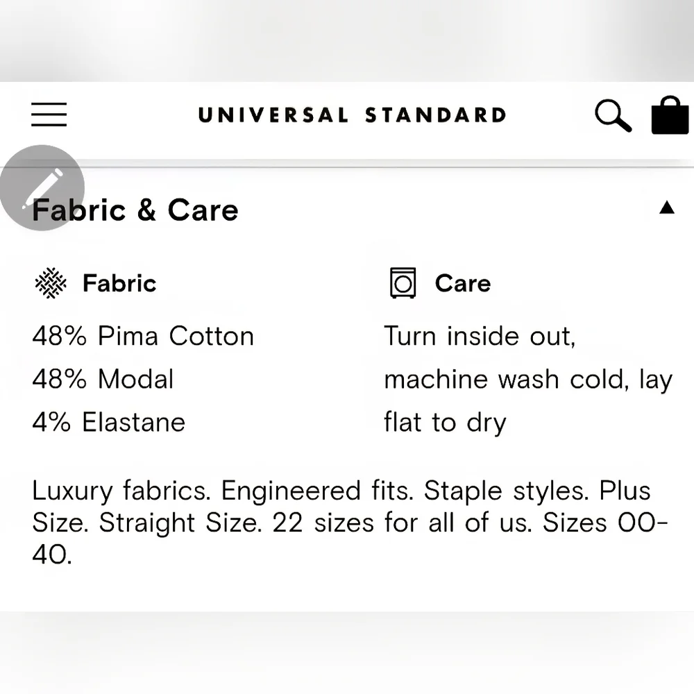 🦩Universal Standard Classic Black Cap Sleeve Top NWT SZ M Oversize Fits To XL - Picture 4 of 5